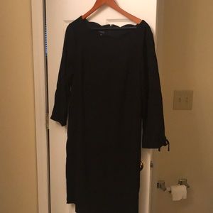 Black Talbots formal dress size 16 scalloped neck